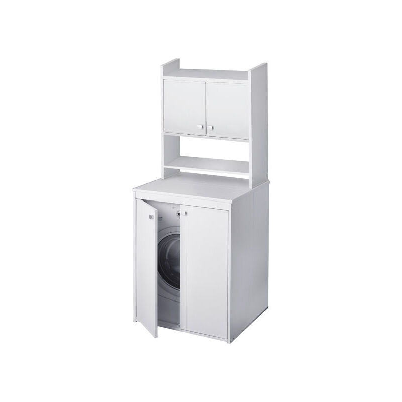 foto del prodotto negrari mobile bagno sopralavatrice in resina. mobili lavanderia
