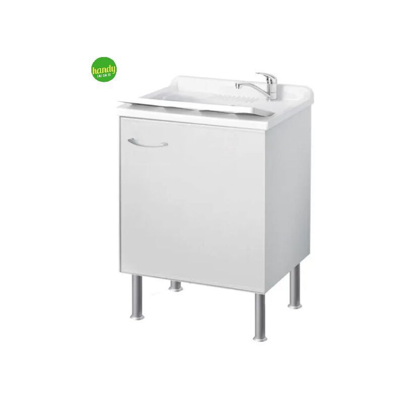foto del prodotto negrari mobile lavatoio c.r. in bilaminato 45 x 50 x 85 h bianco