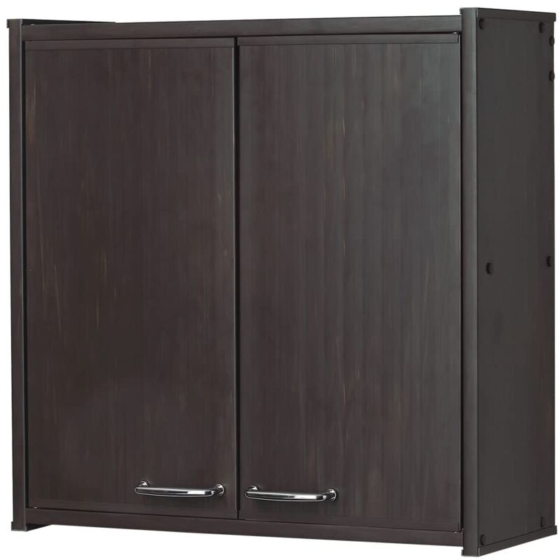 foto del prodotto negrari pensile in pvc f760pwam in resina pvc, fornito in kit di montaggio, interni esterni, 59x21x59 cm, wenge