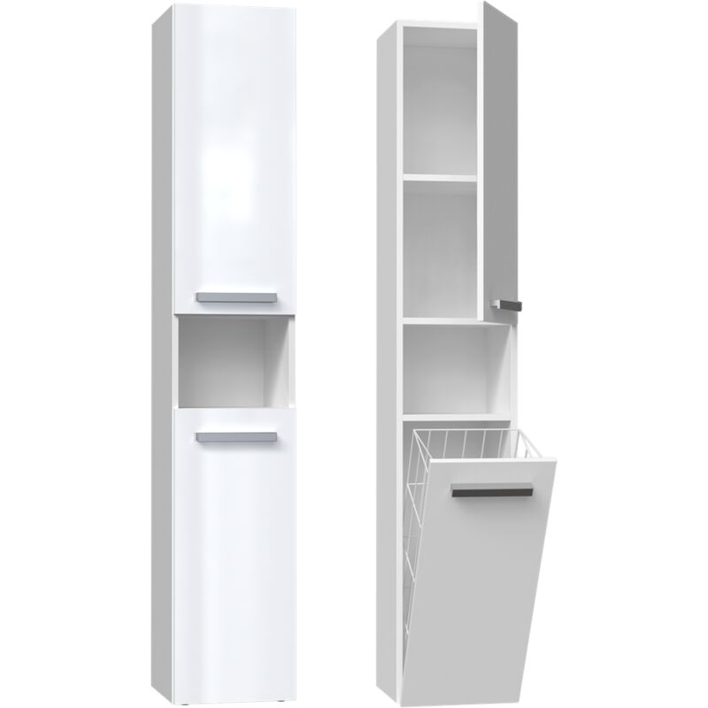 foto del prodotto nel iii colonna bagno, bianco lucido