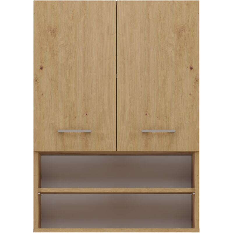 foto del prodotto nellio armadio a specchio a parete armadio a muro per il bagno 64x30x90 cm contenitore per il bagno