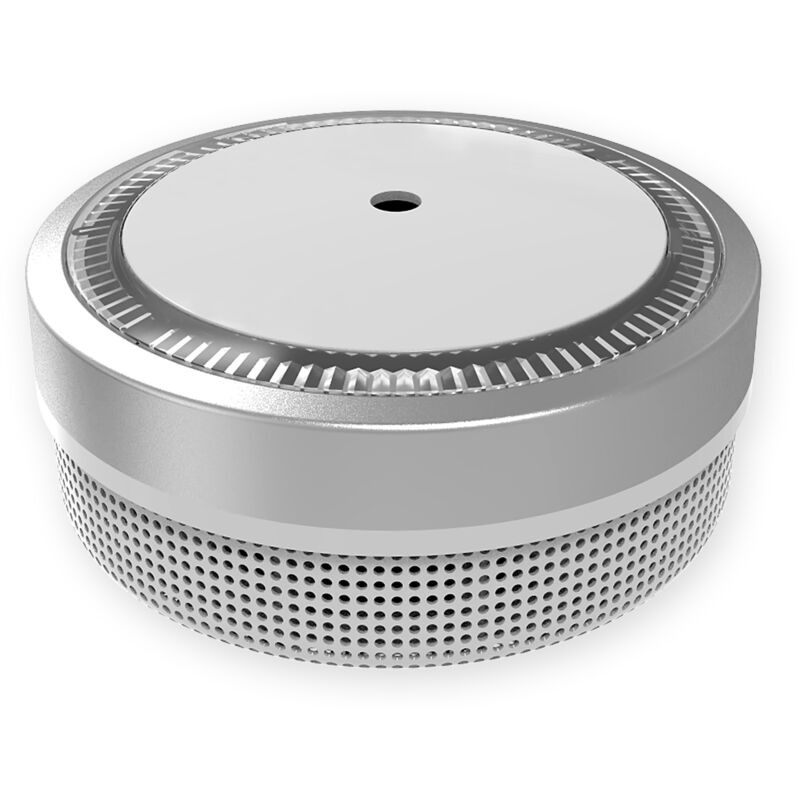 foto del prodotto nemaxx rilevatore di fumo m1 mini argento sensibile rilevatore di incendi con batteria al litio da 10 anni tipo dc3v rilevatore conforme alla