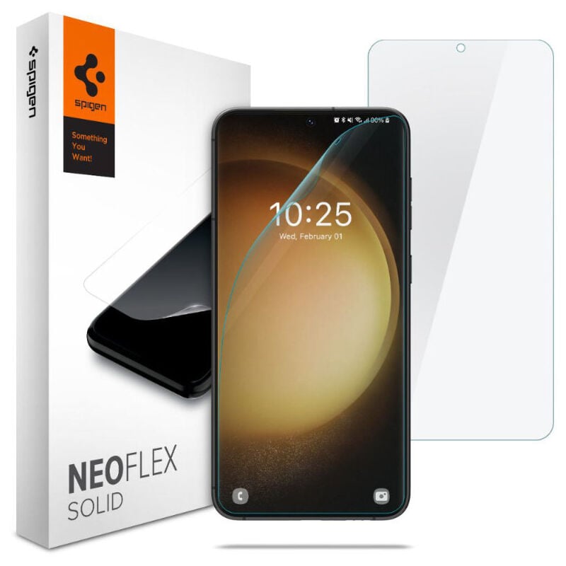 foto del prodotto neo flex schutzfolie 2 st ck f r samsung galaxy s23 transparent spigen