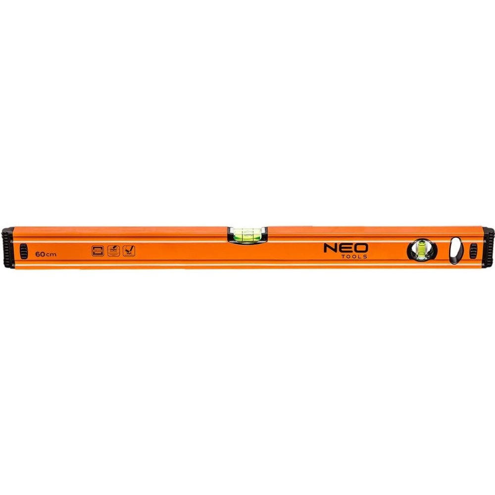 foto del prodotto neo livella a bolla d aria 60 cm 2 fiale 1 superficie fresata 71 062