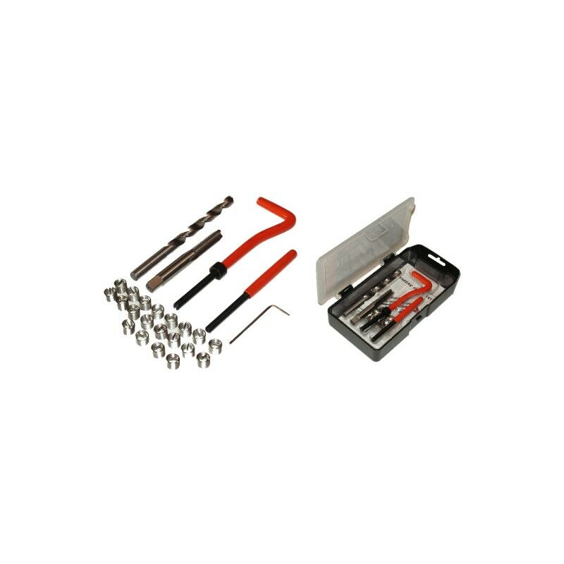 foto del prodotto neo tools m12 kit set helicoil ripristina riparazione ripara filetti rovinati elicoidi