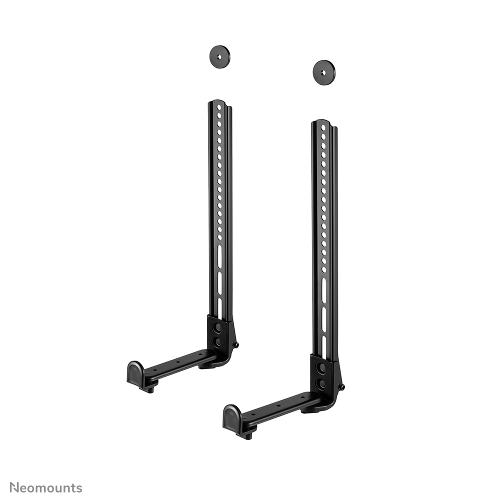 foto del prodotto neomounts awl29 650bl1 supporto per videobar soundbar vesa max 15 kg universale