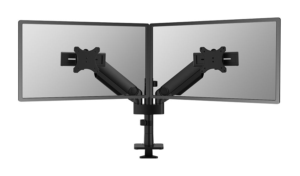 foto del prodotto neomounts ds65s 950bl2 braccio per monitor 24 34 molla a gas topfix multiregolabile 180 stop