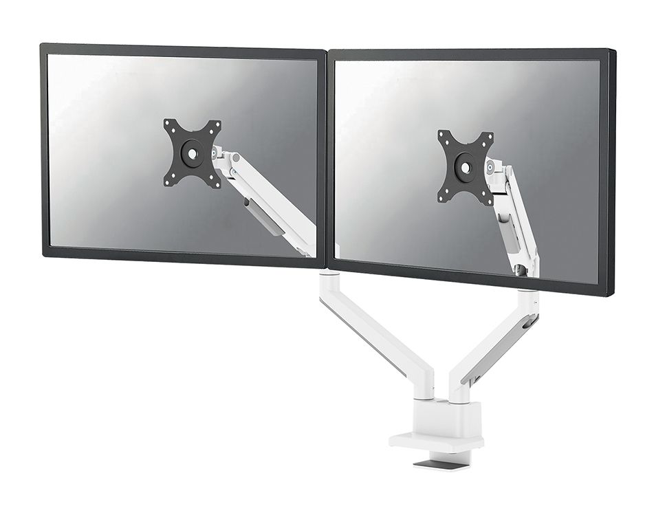 foto del prodotto neomounts ds70 250wh2 braccio per monitor 17 32 molla a gas topfix 180 stop