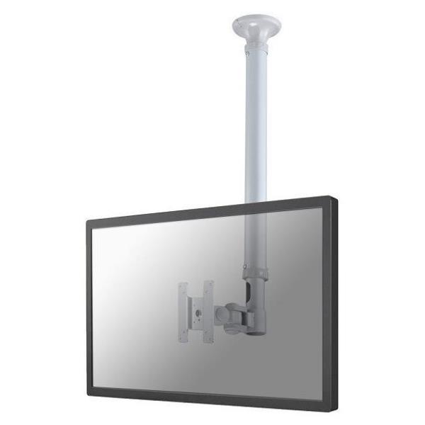foto del prodotto neomounts fpma c100silver supporto monitor tv a soffitto 10 30 alt. 79 129 cm