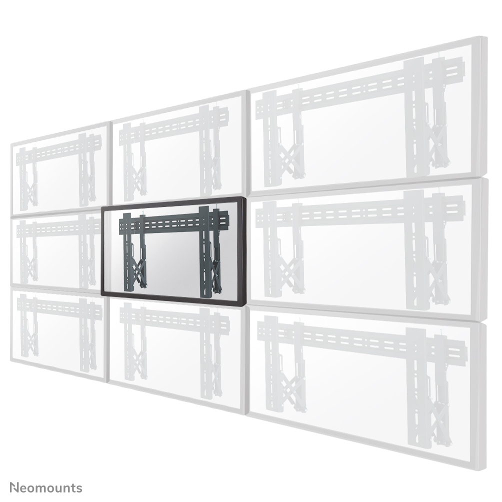 foto del prodotto neomounts led vw1000black supporto videowall da parete 40 75 pull out max 50 kg