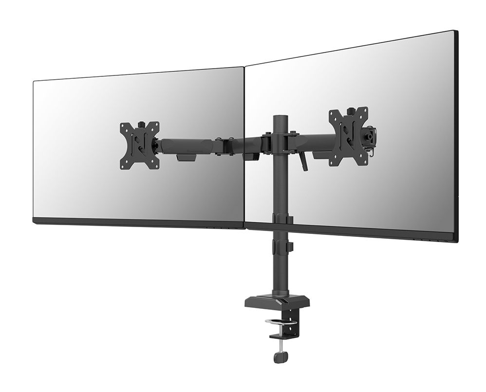 foto del prodotto neomounts nero double flat screen desk mount