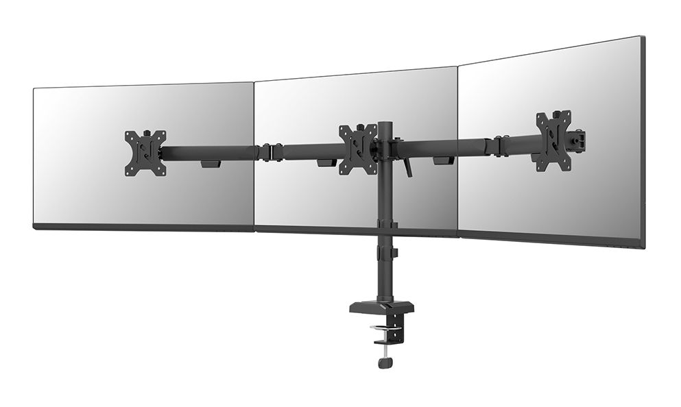 foto del prodotto neomounts nero triple flat screen desk mount