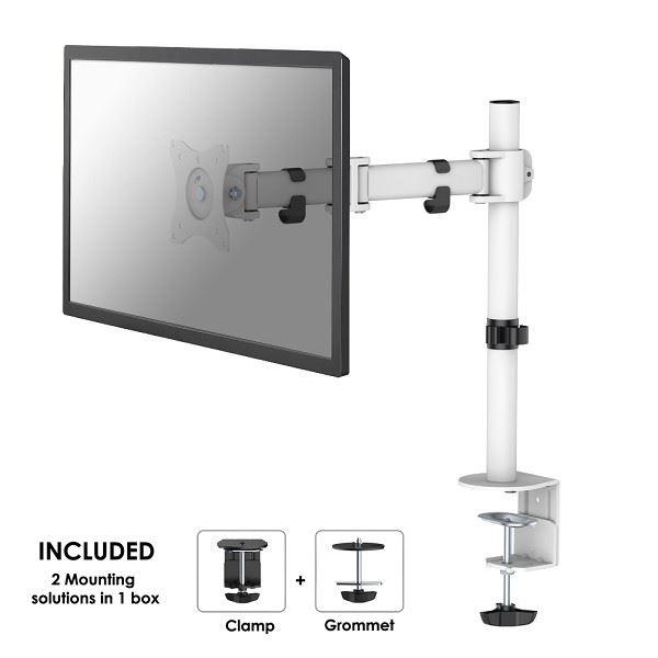 foto del prodotto neomounts nm d135white braccio per monitor 10 30