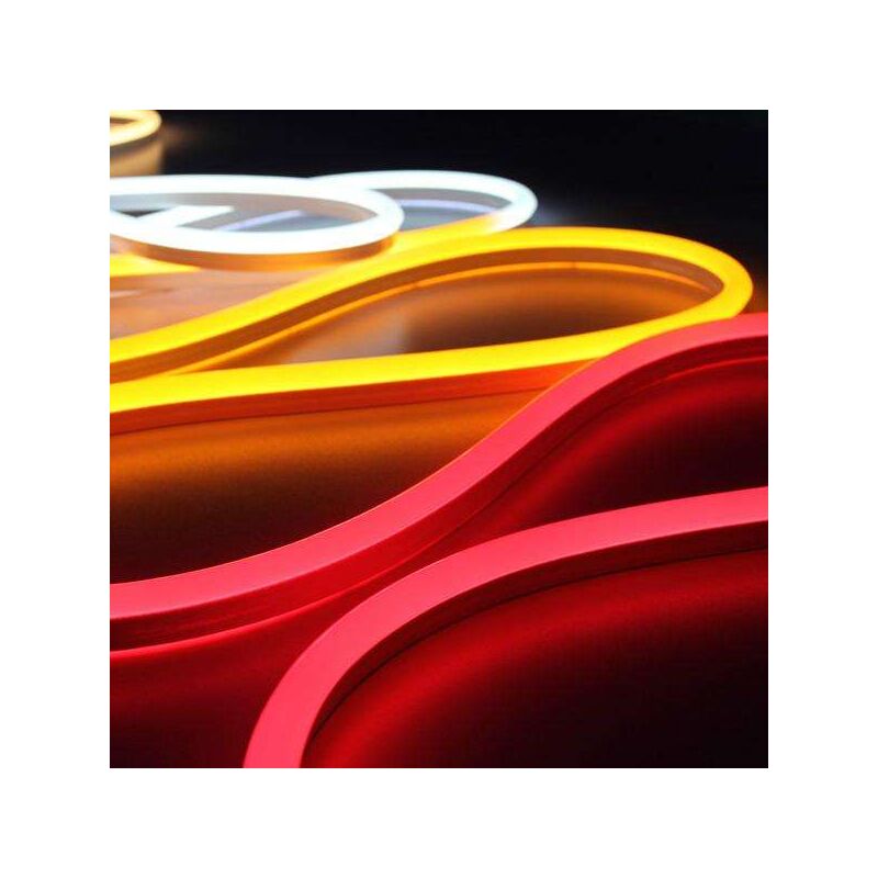 foto del prodotto neon led luce flessibile giallo 1 m