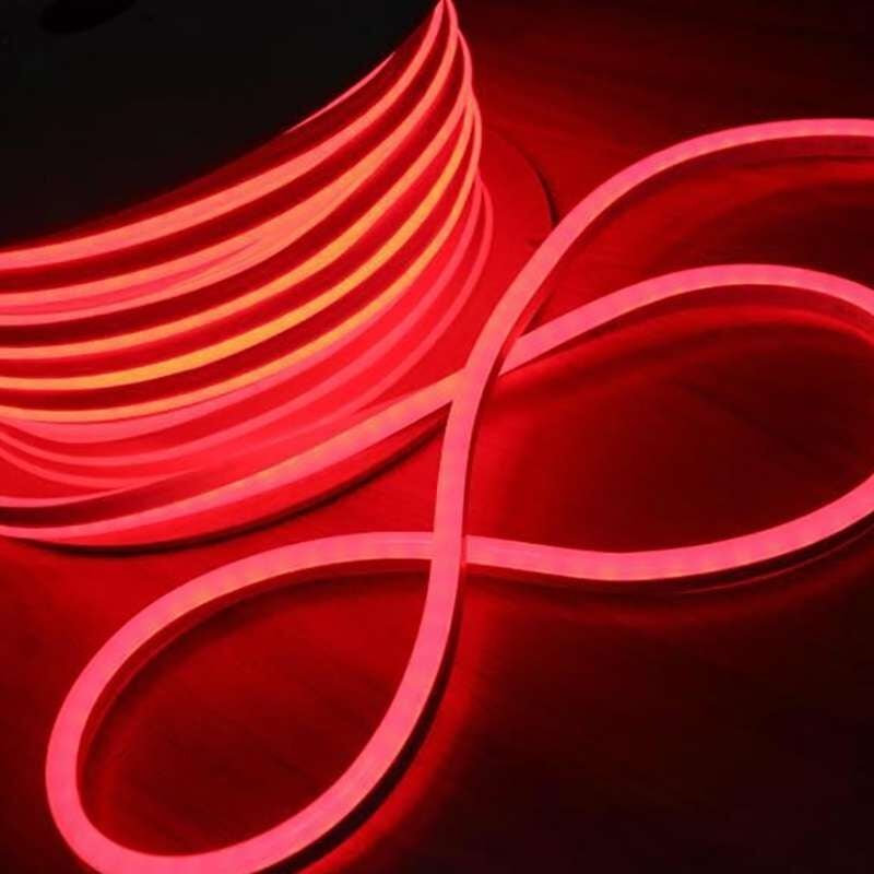 immagine 0 del prodotto neon led luce flessibile rosso 1 m