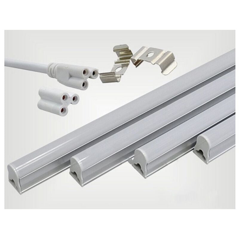 foto del prodotto neon tubo led t5 60 cmsottopensile 8w luce calda e fredda plafoniera mapam luce fredda