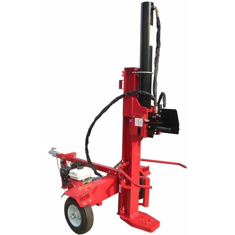 foto del prodotto nepls 03 spaccalegna termico verticale 6.5cv trainabile, forza di lavoro 26 t, legno fino a 105cm varan motors