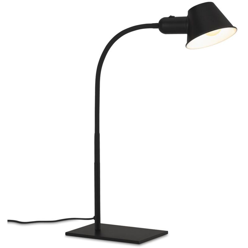 foto del prodotto ner lampada da tavolo flessibile, lampada da tavolo regolabile, lampada da tavolo con interruttore a levetta, 1x presa e27 max. 10 watt, cavo