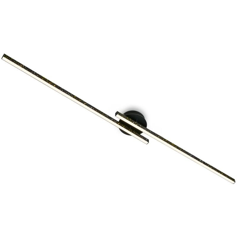 foto del prodotto ner leuchten rey lampada da parete e da soffitto 3717025 effetto scintillante grazie alla struttura laser 24w 2800 lm bianco caldo 3000k