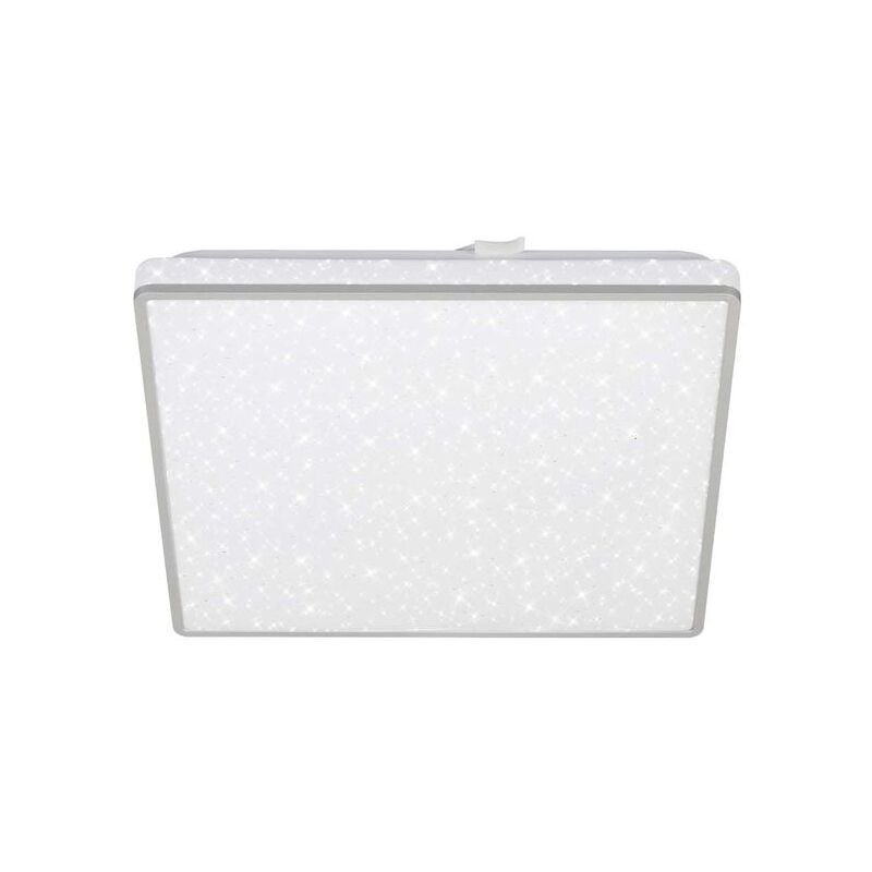 foto del prodotto ner plafoniera led con cielo stellato, plafoniera led decorazione a stella, effetto retroilluminazione, piatto, luce bianca neutra, 270x270x45 mm,