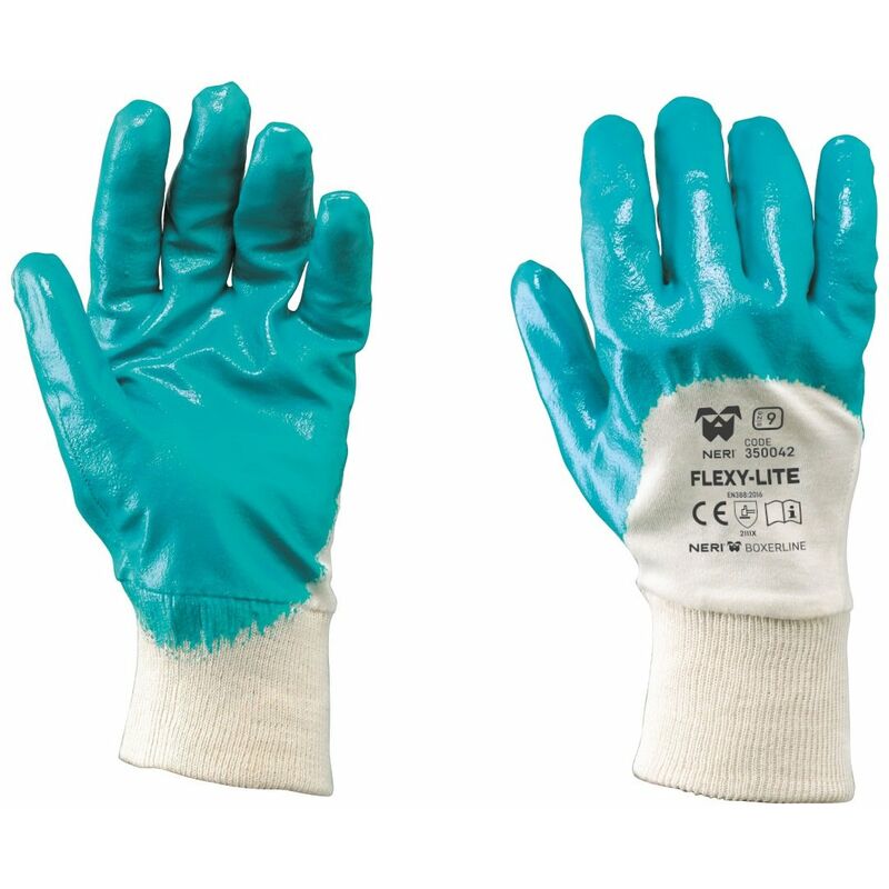 foto del prodotto neri 350042 guanti flexy lite guanto da lavoro in jersey cotone impregnato nbr