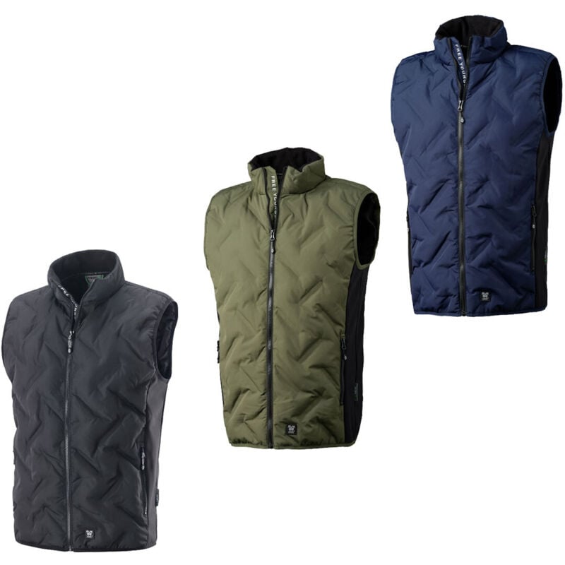 foto del prodotto neri gilet impermeabile da lavoro nebraska xxxl nero