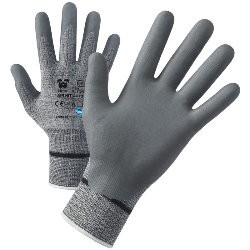 foto del prodotto neri guanti di protezione antitaglio air nit cut3 10 xl grigio