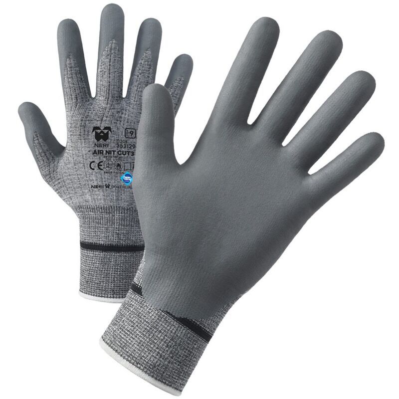 foto del prodotto neri guanti di protezione antitaglio air nit cut3 6 xs grigio