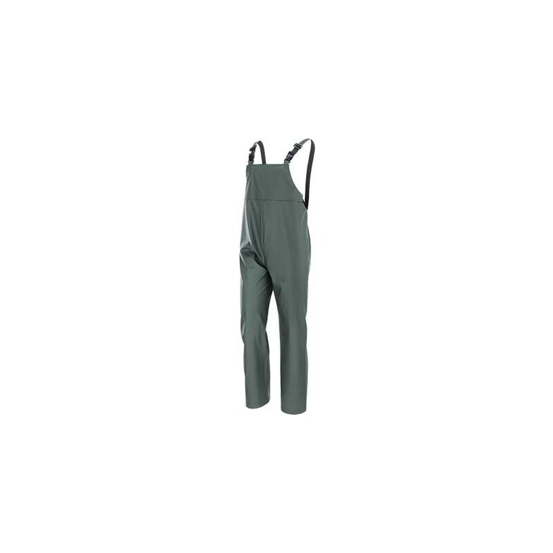 foto del prodotto neri impermeabile pantalone con pettorina in poliuretano verde tg.xxl colore verde