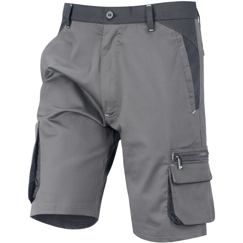 foto del prodotto neri pantaloni corti da lavoro discovery stretch xxl grigio