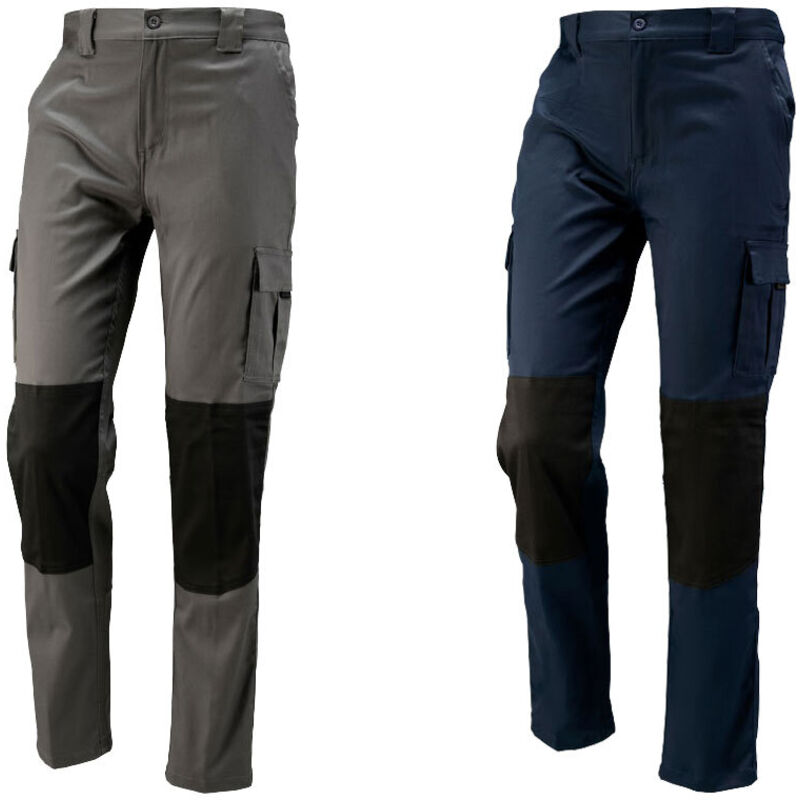 foto del prodotto neri pantaloni da lavoro multitasche boston winter xl blu