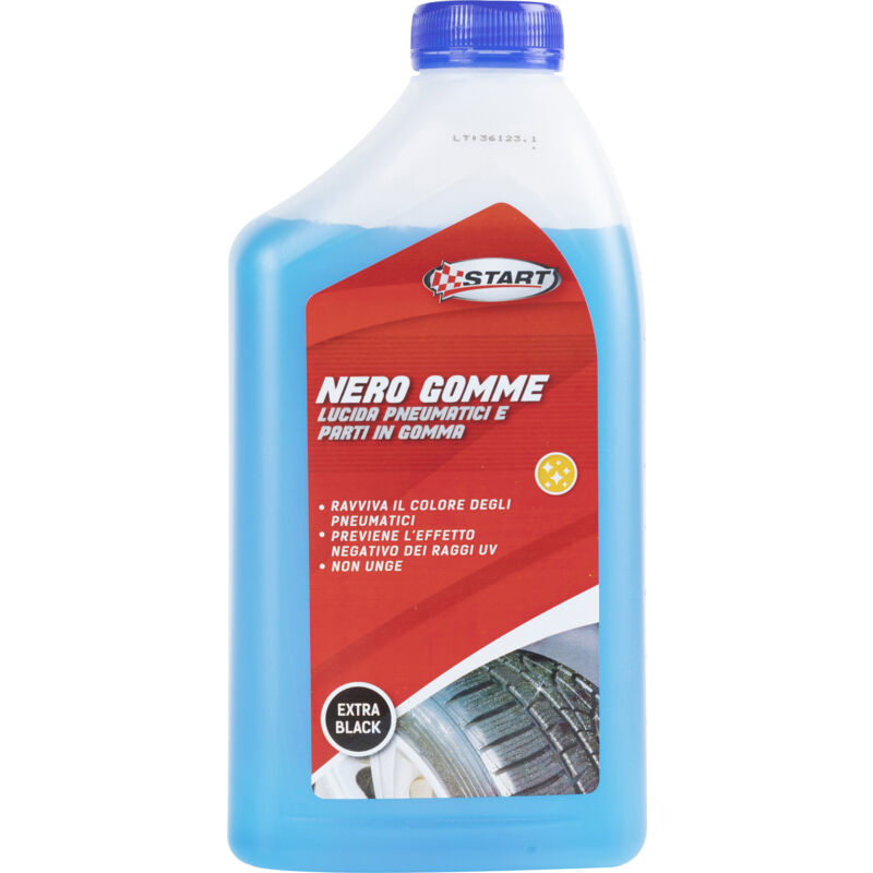 foto del prodotto nero gomme auto 1 lt effetto detergente e lucidante extra black