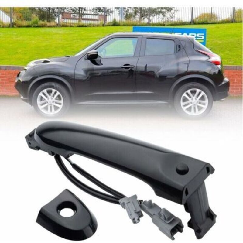 foto del prodotto nero maniglia esterna porta anteriore destra lato conducente adatta per nissan f15 2010 2022 80644 1fa5a 80644 3wc2a 80640 3wc2a,trimec