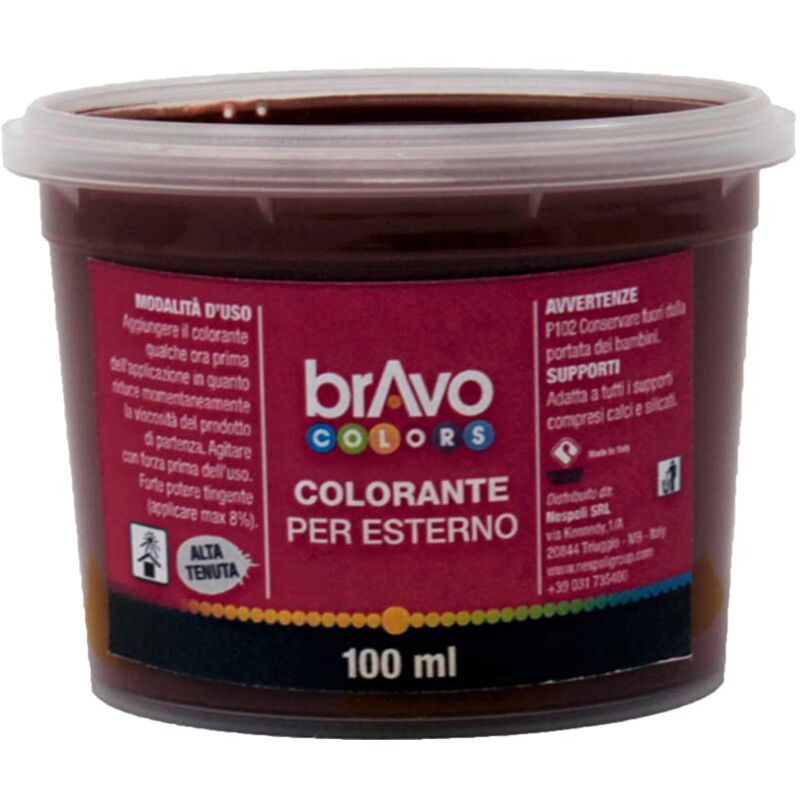 foto del prodotto nespoli colorante universale per esterni marrone ossido 100ml