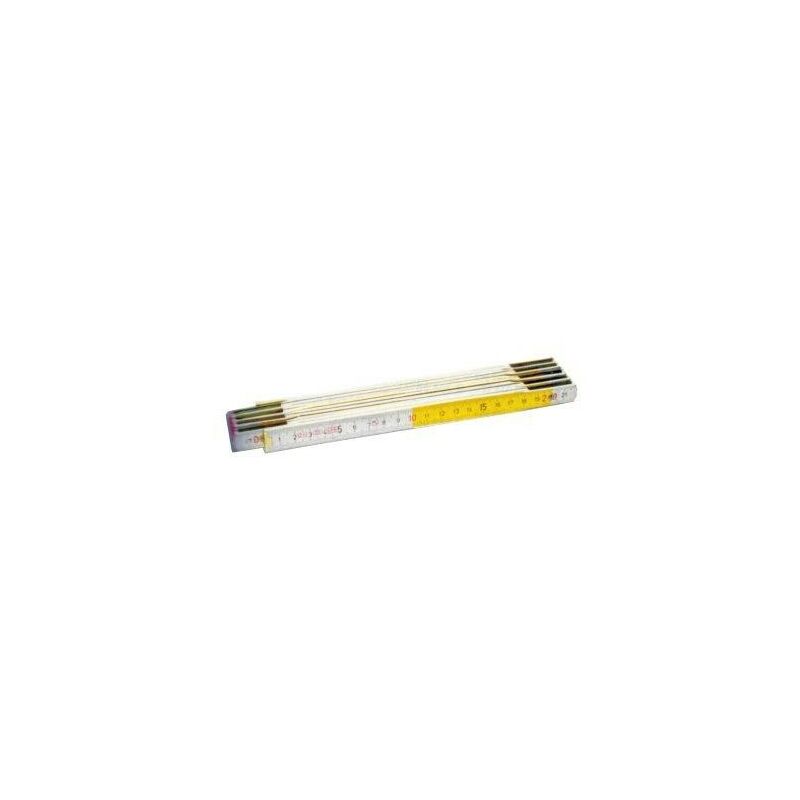 foto del prodotto nespoli doppio metro legno bianco giallo