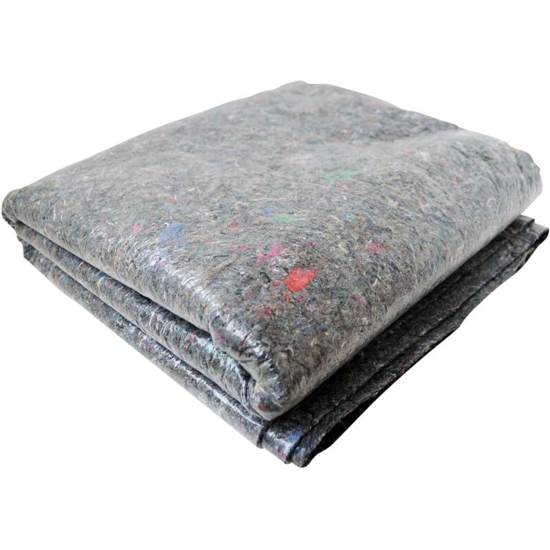 foto del prodotto nespoli feltro assorbente con plastica di protezione, 3 m , 180 g m , per lavori di verniciatura, fai da te, coperta per pavimento, antiscivolo e