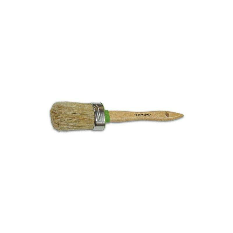 foto del prodotto nespoli pennello ovalino manico in legno setola bionda red 81 misure mis. 6 51 cm