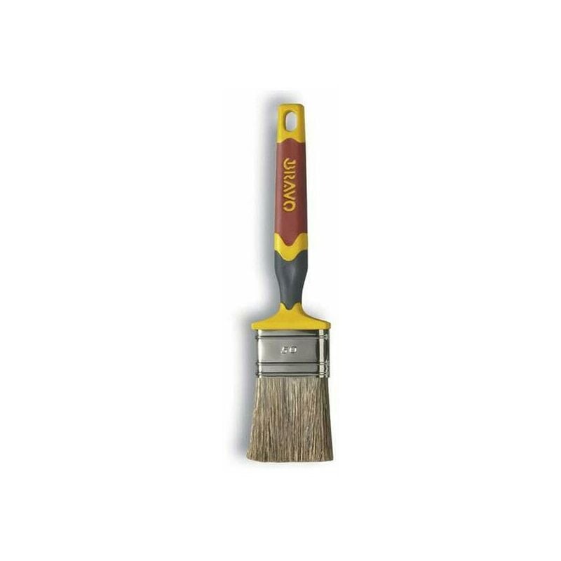 foto del prodotto nespoli pennello piatto per legno pittura smalto manico soft touch 20 25 40 50 larghezza setola n. 25