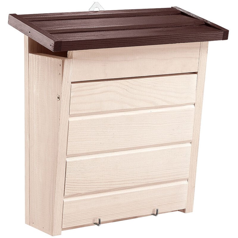 foto del prodotto nest 8 nido da esterno per uccelli selvatici in legno ecosostenibile. variante nest 8 misure 28 x 12 x h 28.7 cm ferplast