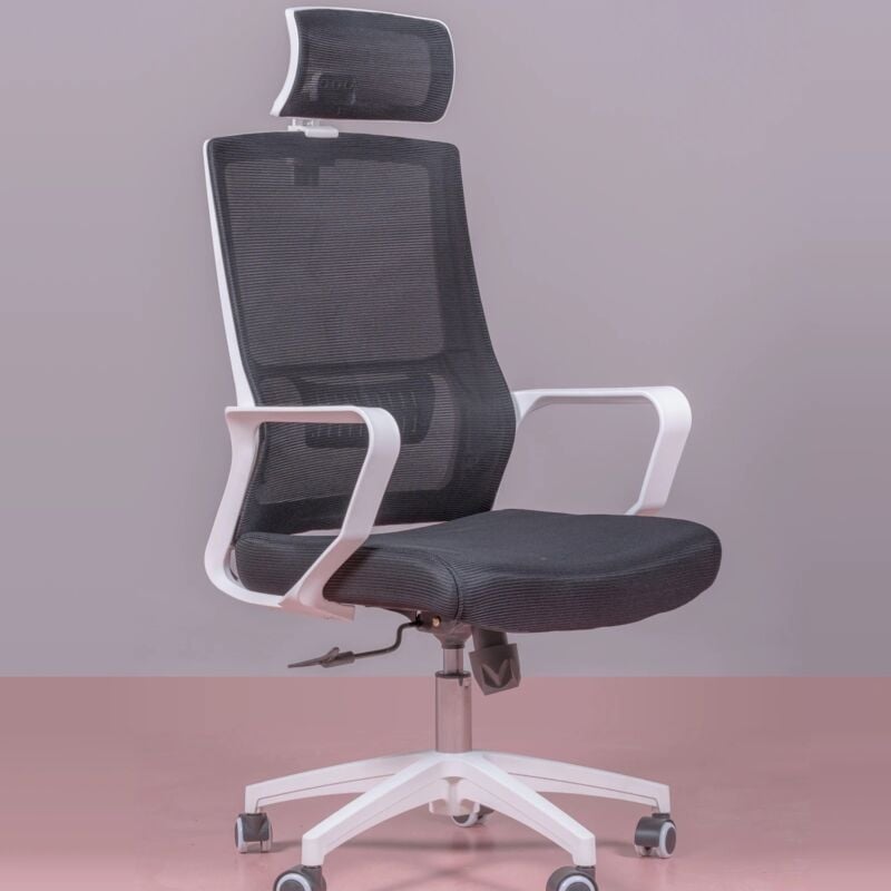 foto del prodotto nest dream sedia da scrivania ergonomica mesh nero