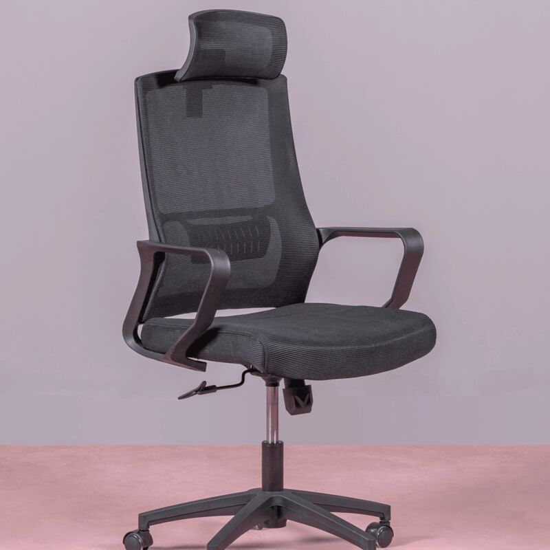 foto del prodotto nest dream sedia da ufficio ergonomica in mesh mesh nero