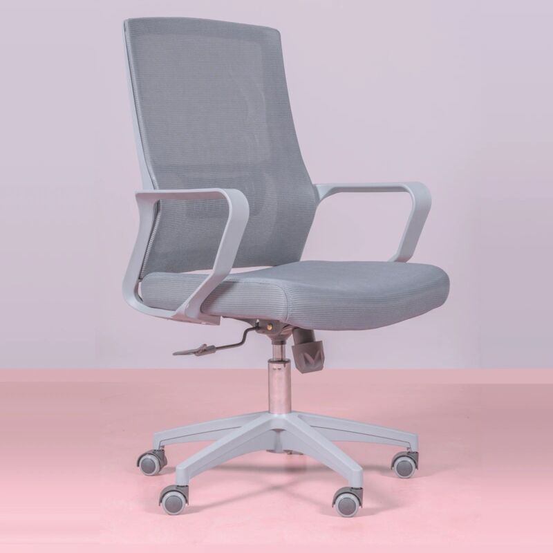 foto del prodotto nest dream sedia da ufficio ergonomica mesh grigio