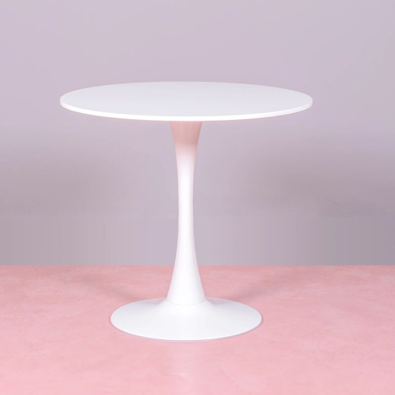 foto del prodotto nest dream tavolo da pranzo rotondo di design stratus bianco