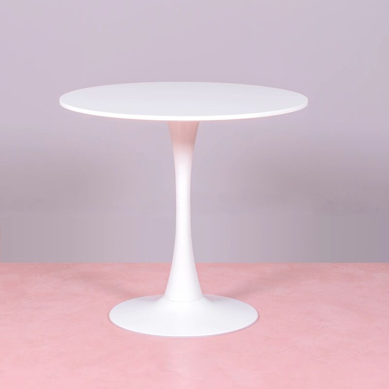 foto del prodotto nest dream tavolo da pranzo rotondo di design stratus bianco