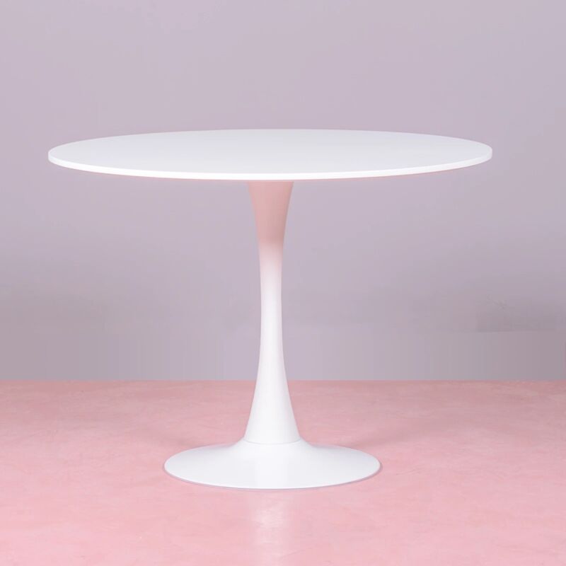 foto del prodotto nest dream tavolo da pranzo rotondo di design stratus bianco