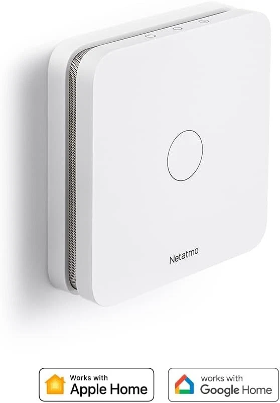 foto del prodotto netatmo rilevatore di monossido di carbonio intelligente, wifi.