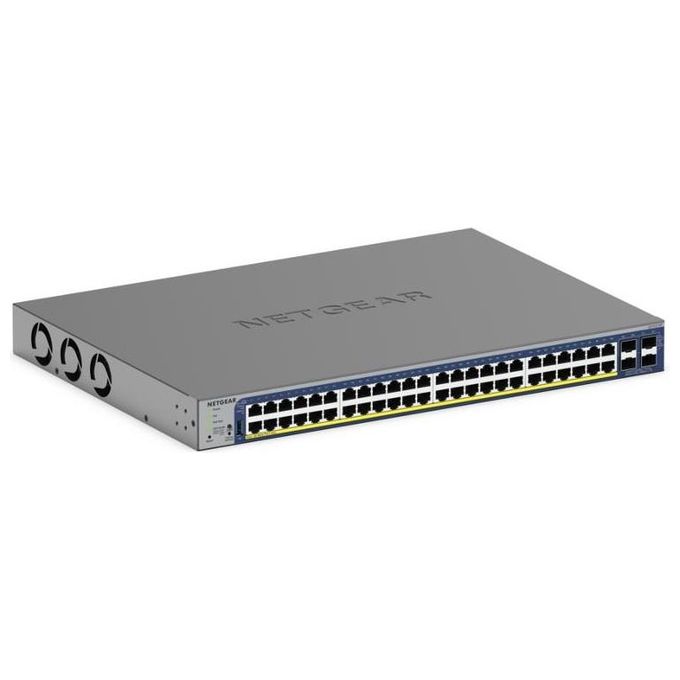 foto del prodotto netgear 48p ge poesmart switch w 10g sfpgs752