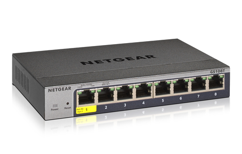 foto del prodotto netgear gs108tv3 gestito l2 gigabit ethernet 10 100 1000 grigio