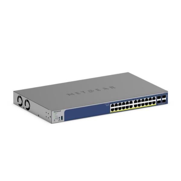 foto del prodotto netgear gs728txp l2 l3 10g ethernet 100 1000 10000 supporto power over ethernet poe nero