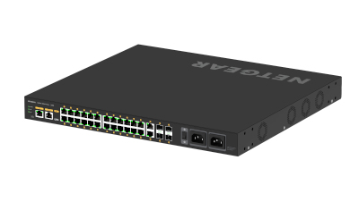 foto del prodotto netgear gsm4230up gestito l2 l3 gigabit ethernet 10 100 1000 supporto power over ethernet poe 1u nero